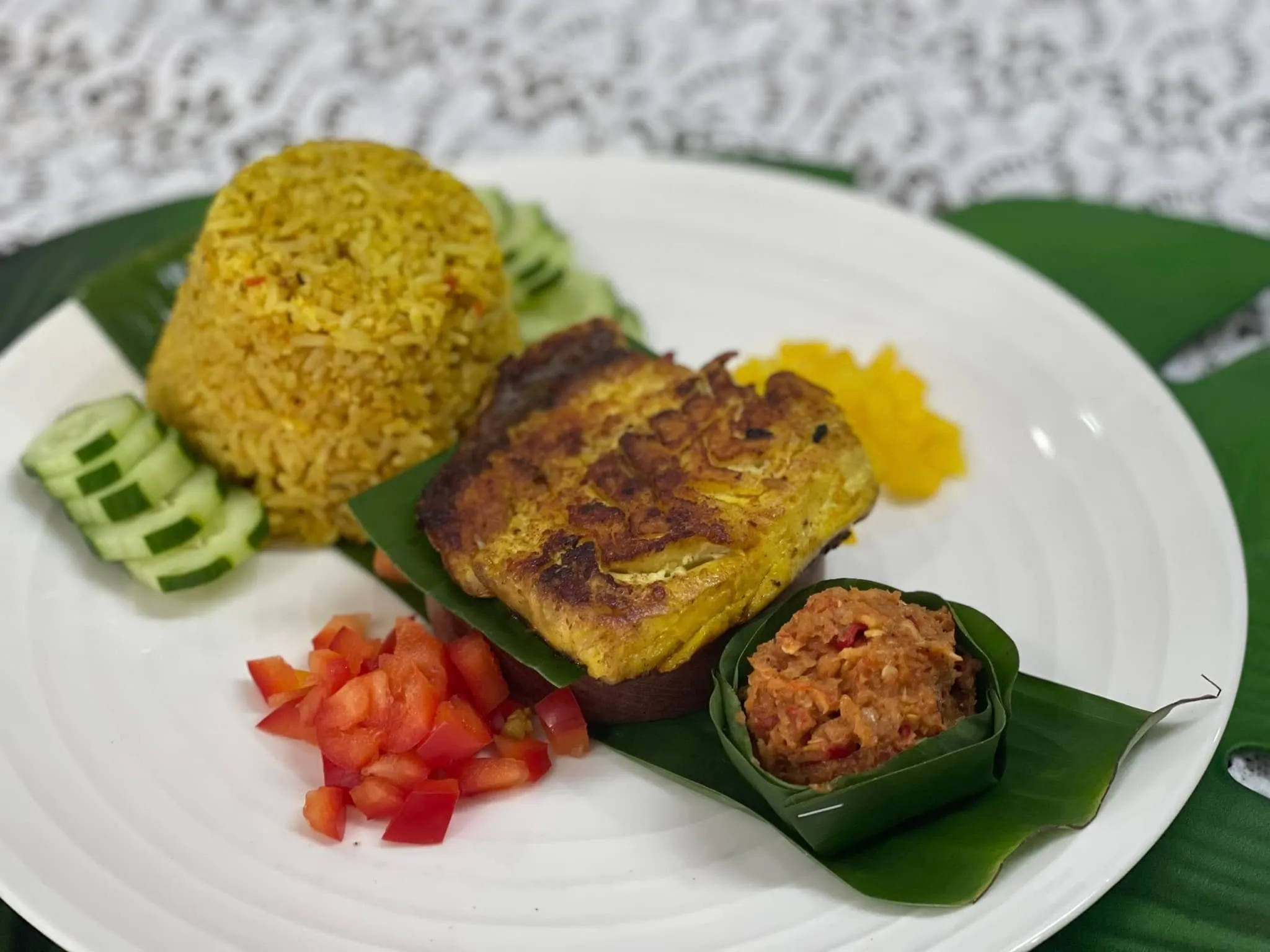 Shared platter prepared for relaxed group dining